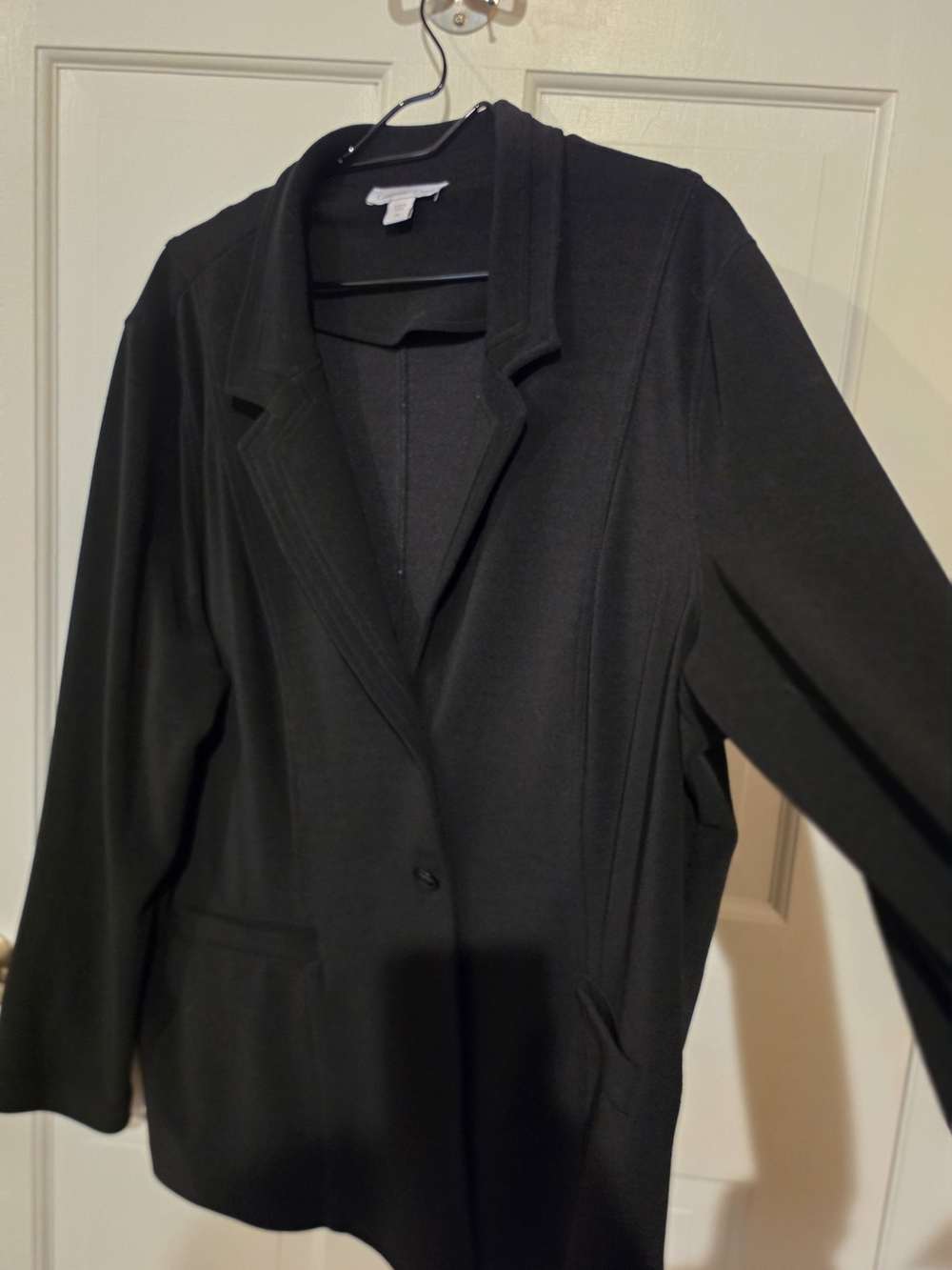 Blazer, Coldwater Creek Boyfriend Knit Stretch Size 2x